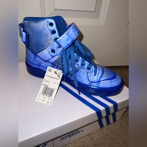 Blue Jeremy Scott Adidas Size 6y
